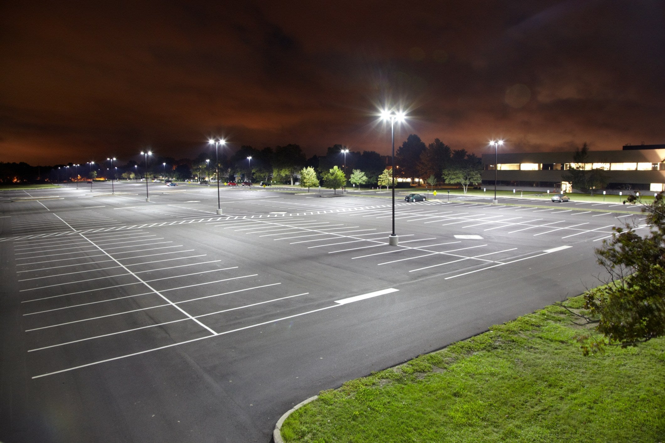 LED Parking Lot Pole Lighting