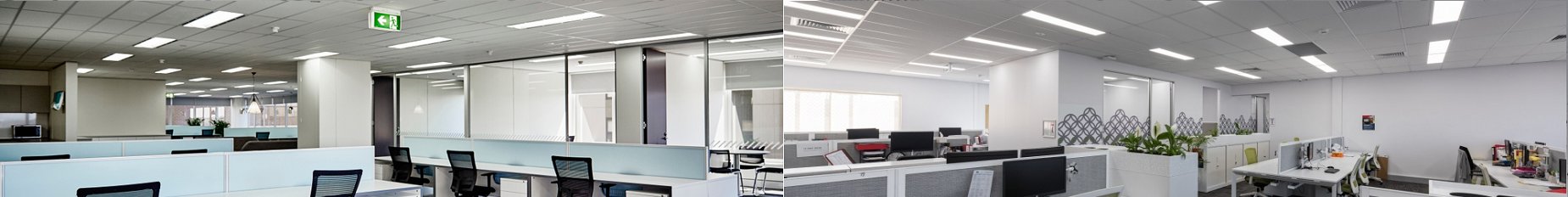 1x4 LED Panel and Troffer Lights