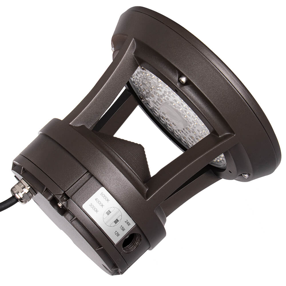 Brown 4ft Konlite LED Bollard Light head