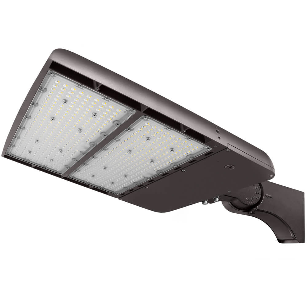 Konlite Spica 400W LED Tennis court light with pole mount arm
