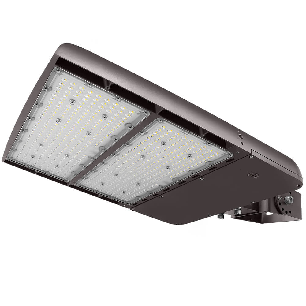 Konlite Spica 400W LED Tennis court light with yoke arm