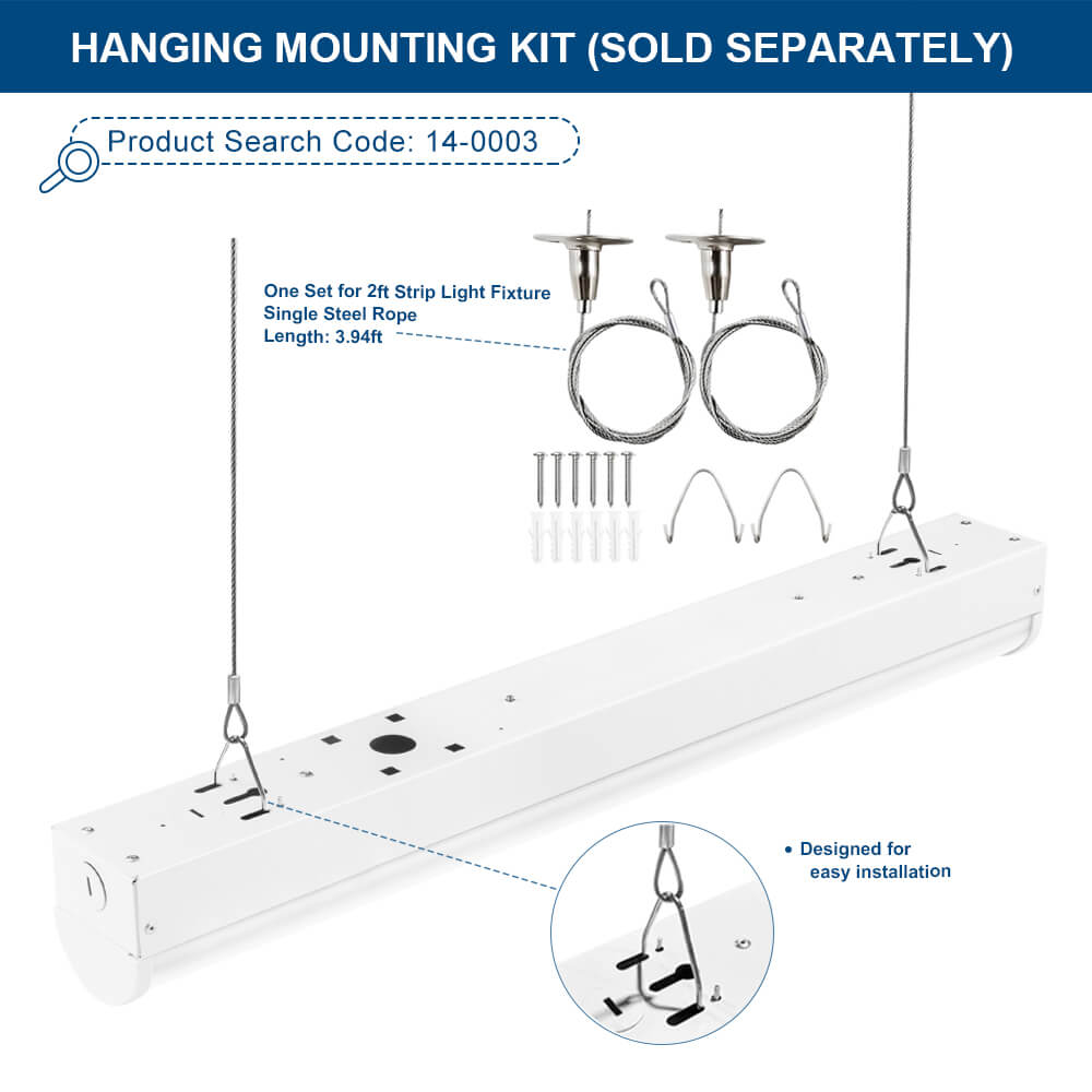 HANGING KITS for Konlite LED Strip Light Fxiture