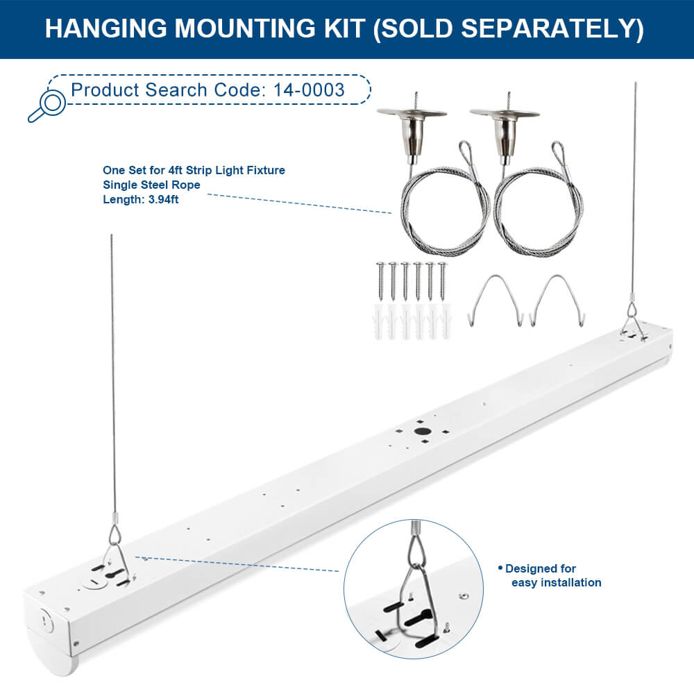 Hanging Kits for Konlite LED Strip Light fixture