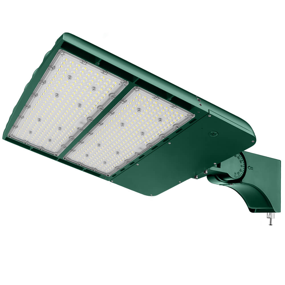 Konlite Spica 400W LED Tennis court light with pole mount arm