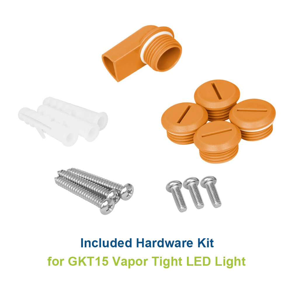 Konlite Vapor Tight LED Light Fixture Accessories