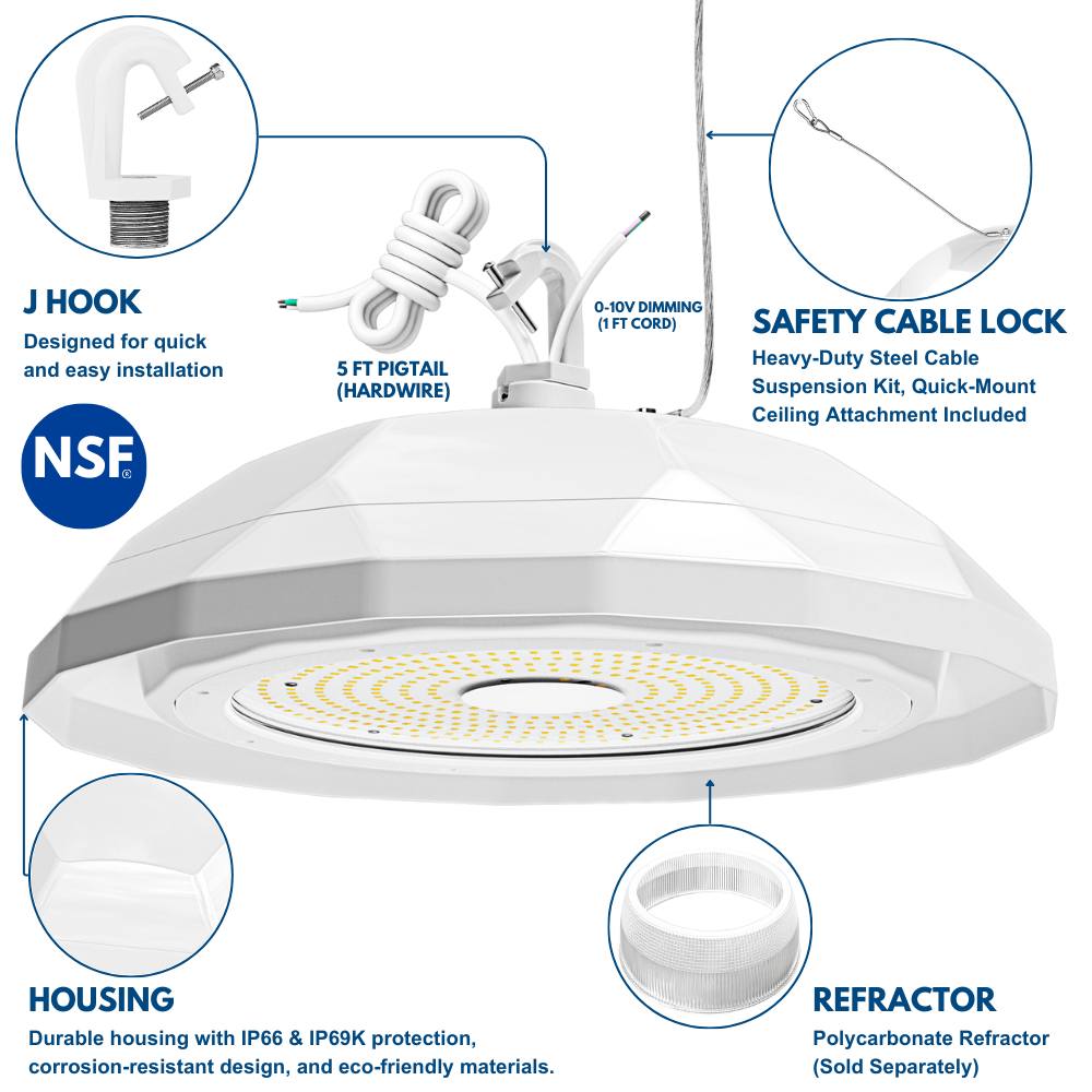NSF Certified LED High Bay Light Product Details
