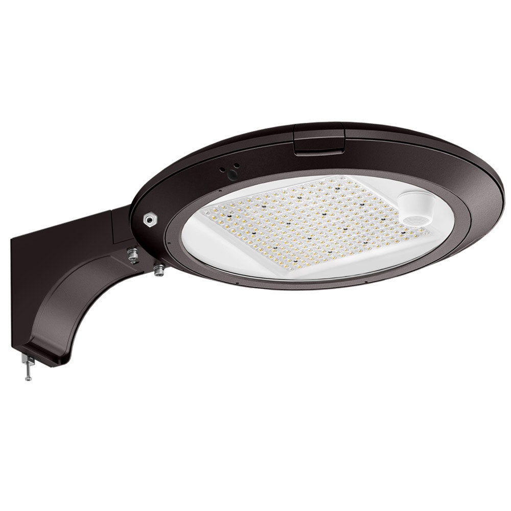 125w Konlite Atira LED Area Light with motion sensor and photocell