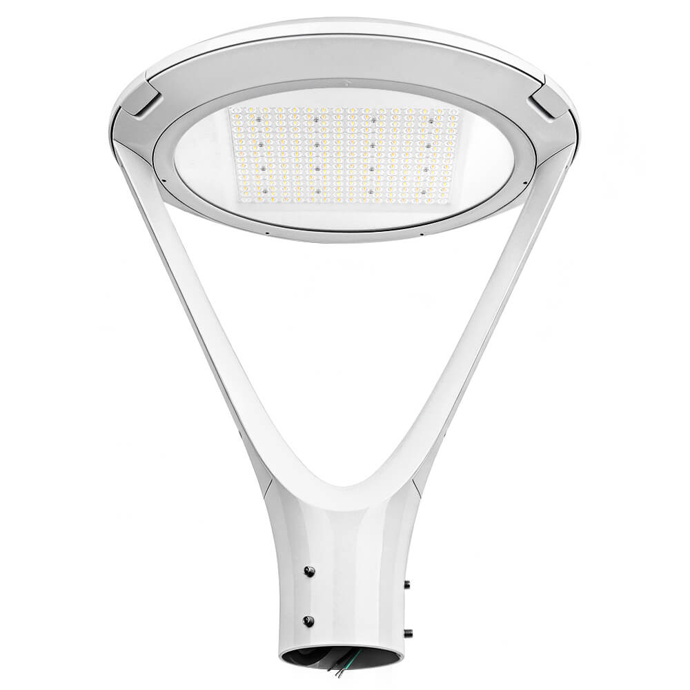Konlite Atria LED White Post Top Light Fixture