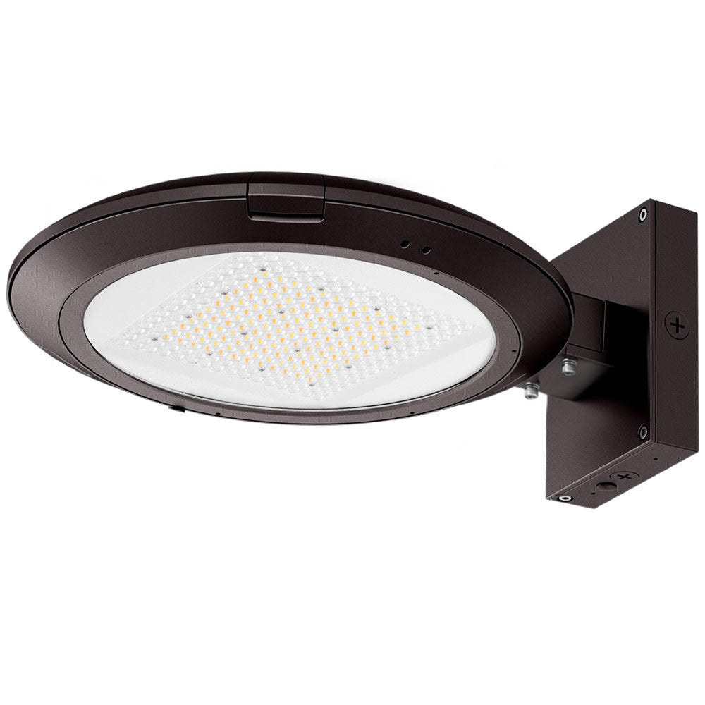 63W Konlite Atira LED Area Light with Wall Mount bracket