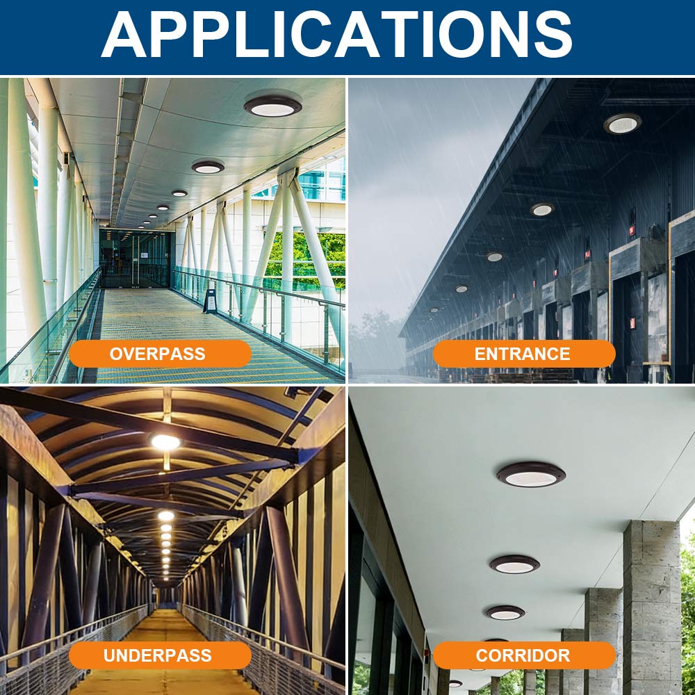 Applications of a Konlite Atria Premium LED Canopy Light