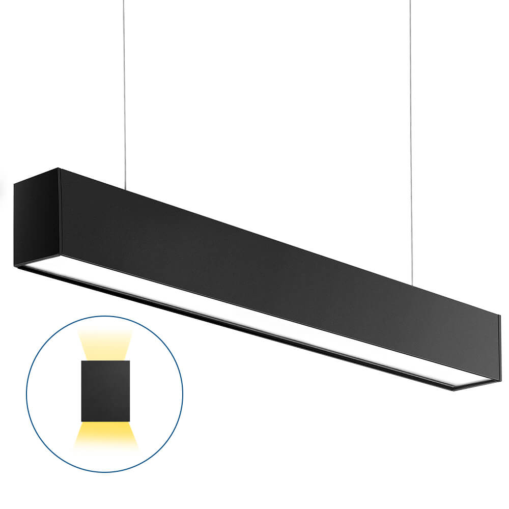 Black 2FT FT Architectural Linear Light LED Linear Fixture with chain