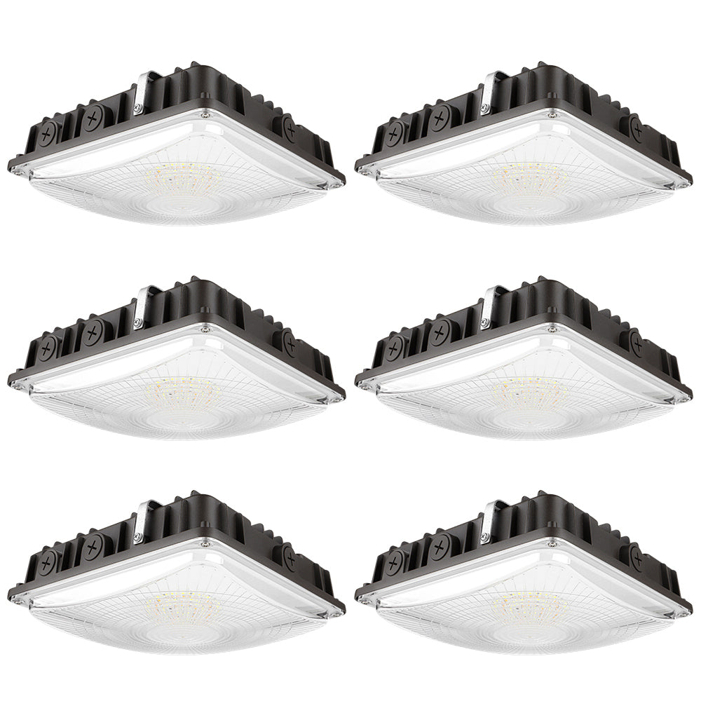 6 pack Konlite LED Canopy Lights