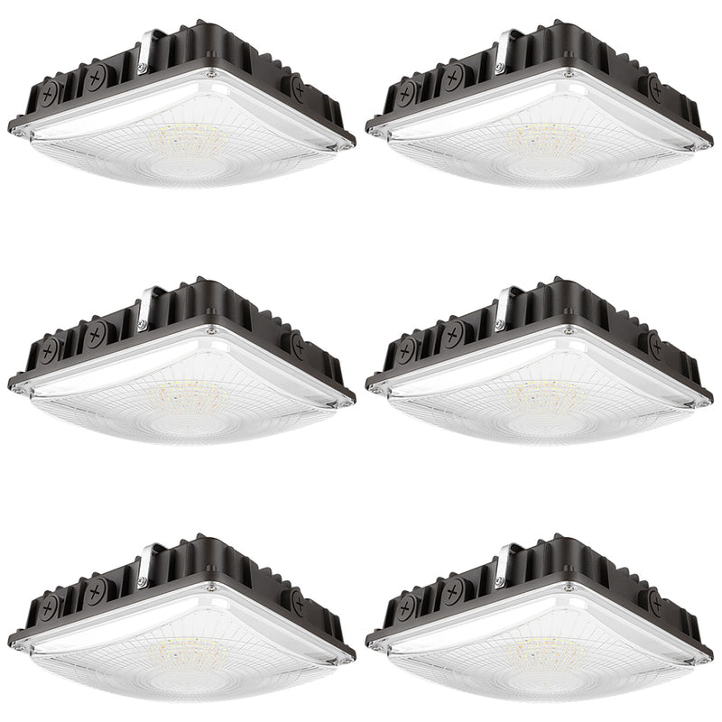 6 pack Konlite LED Canopy Lights