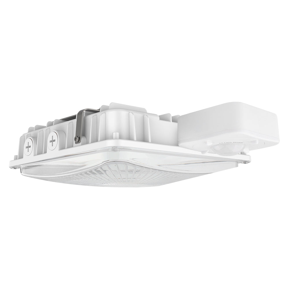 LED Canopy Light - White - 63W/45W/30W Selectable - 5000K/4000K - 9,360 LM - Dimmable - 120-277V - 150W Equal