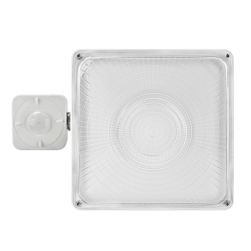 Konlite White LED Canopy Light with motion sensor