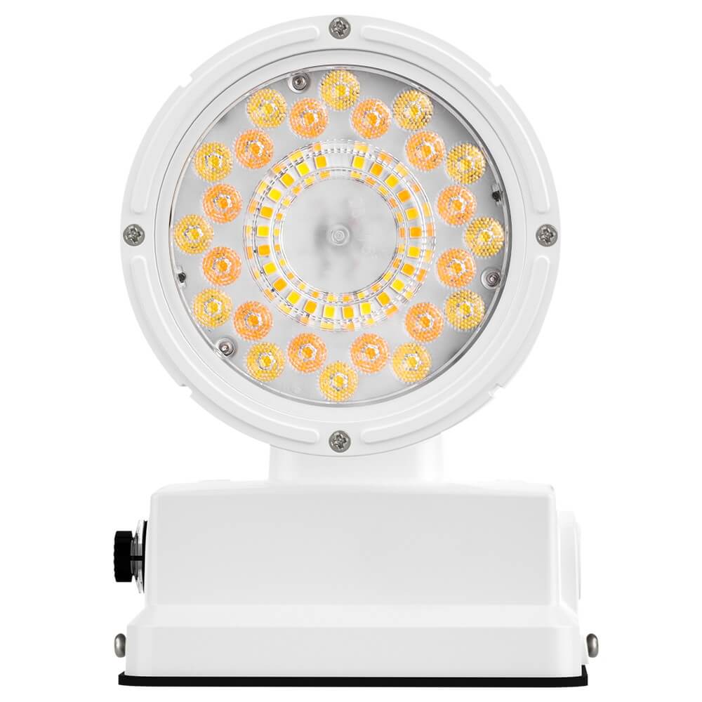 Button View of Konlite LED Cylinder Up and Down Wall Light fixture