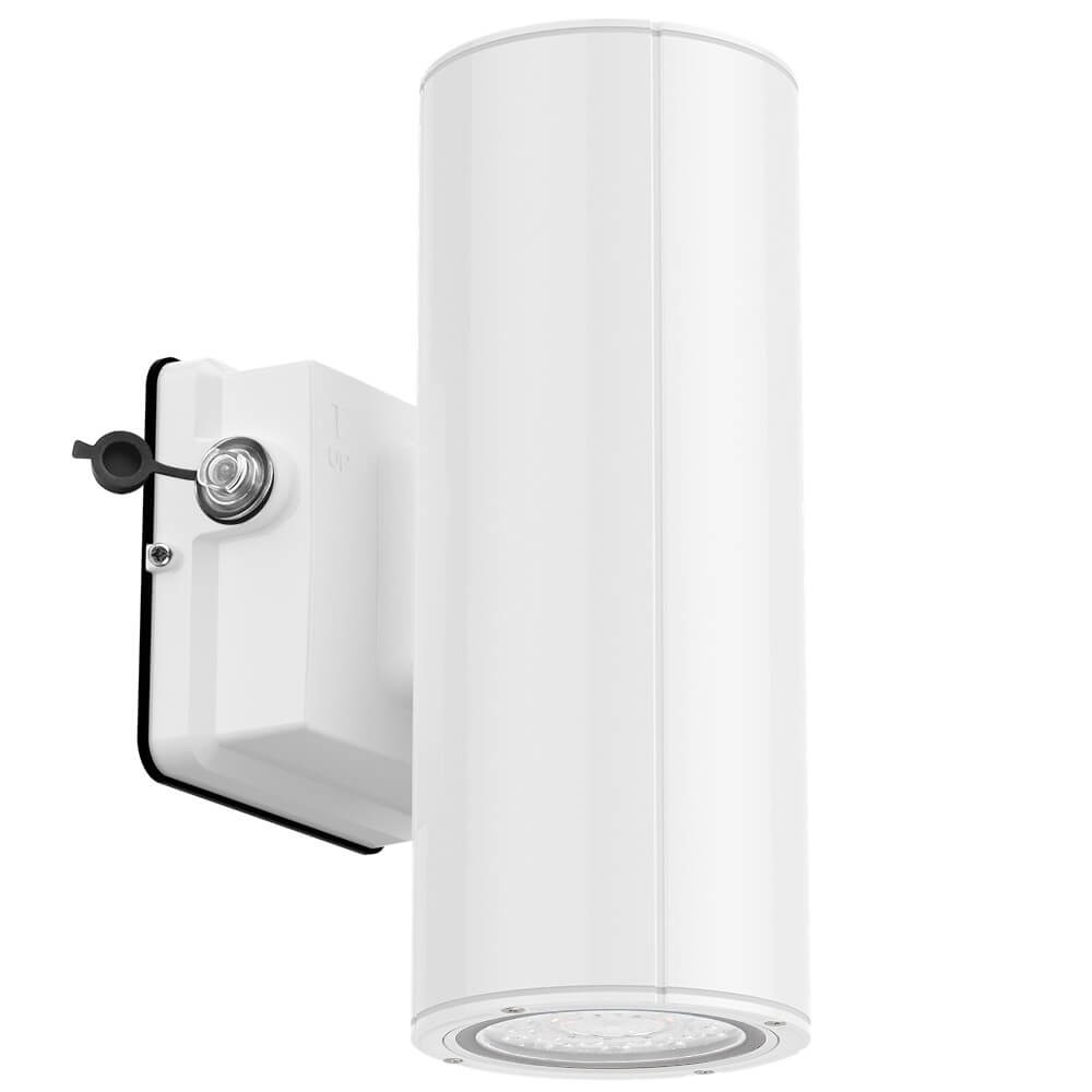 Side view of White 20W LED Wall Sconce