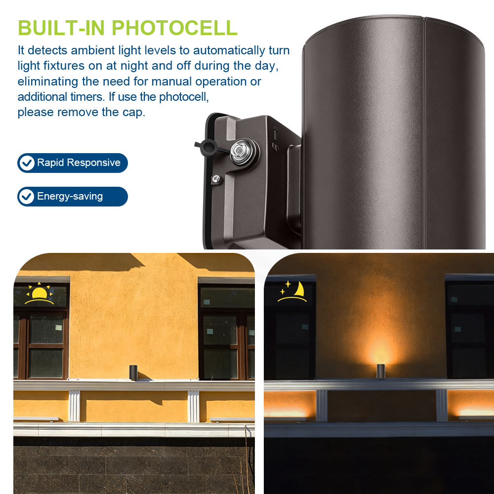 Photocell for a Konlite 38W Amber LED Cylinder Wall Light - Wildlife friendly