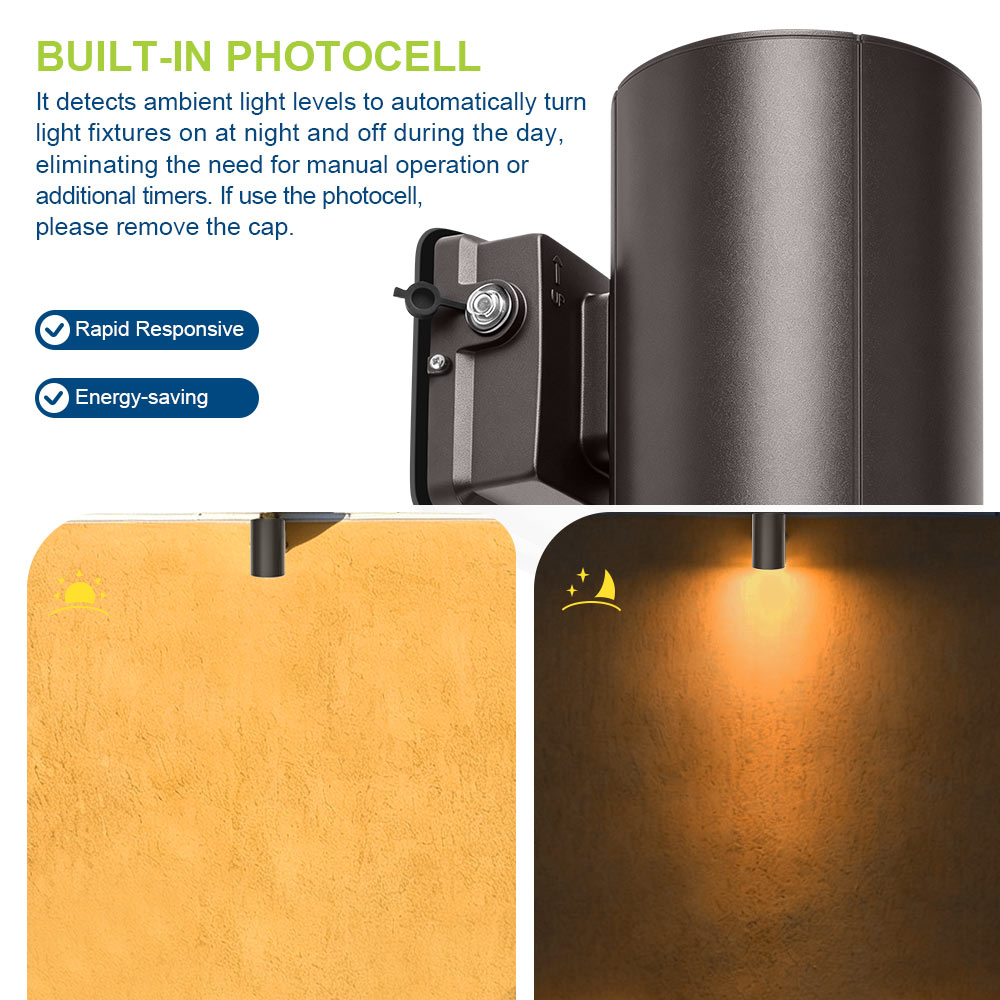 Photocell for a Konlite 38W Amber LED Cylinder Wall Light - Wildlife friendly