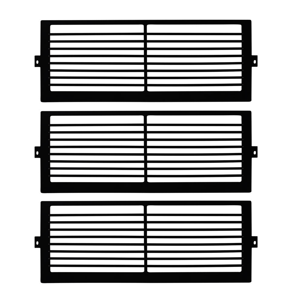 3-pack of Black Louver Shield for Spica Series LED Sports Lights