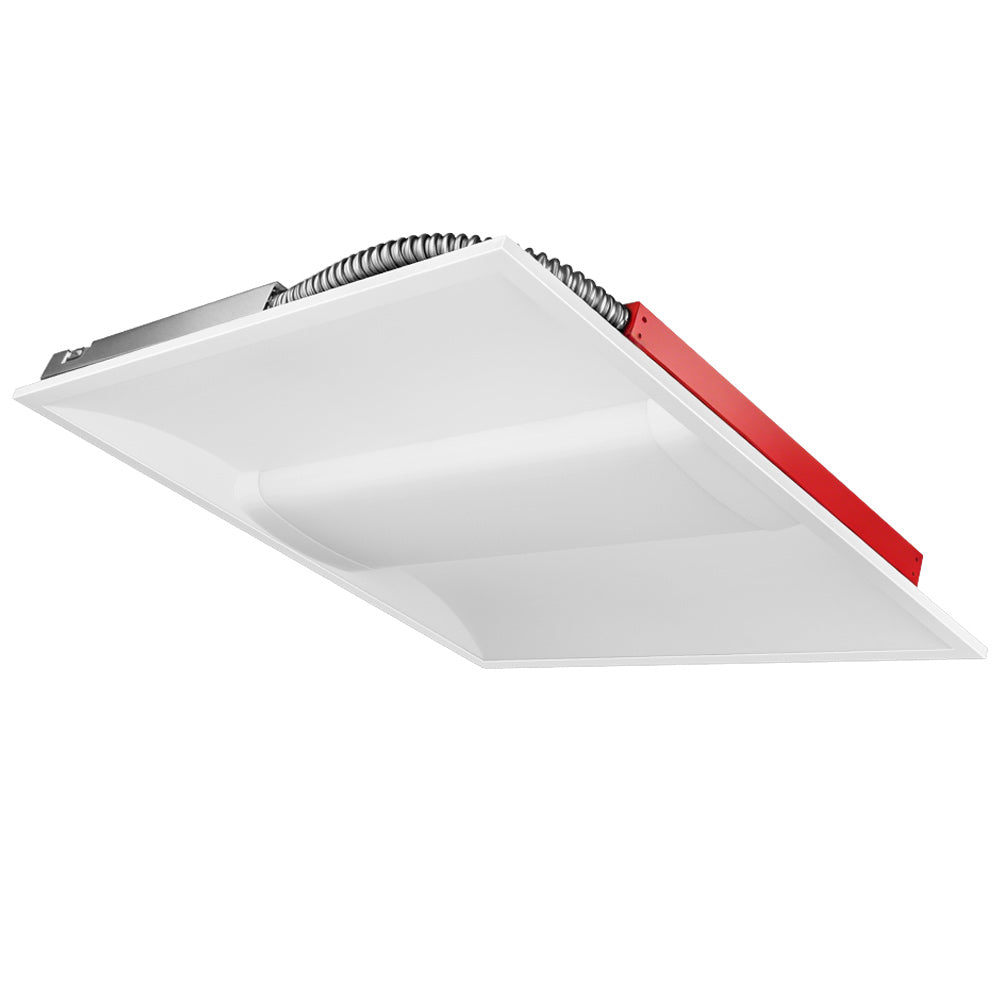 Konlite 2x2 Center Basket Troffer Light with EBB