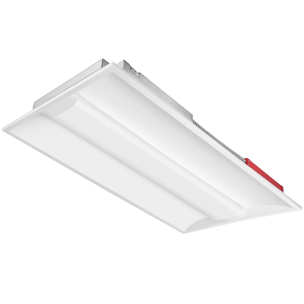 2x4 Center Basket Troffer Lights with EBB