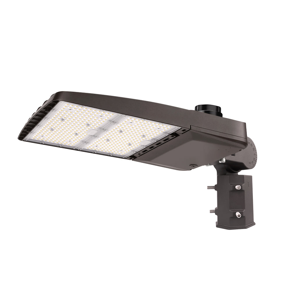 Konlite Vela III LED Parking Lot Light - 310W/280W/260W/240W Selectable -  Up to 46,600 Lumens - Type III - 120-277V - 5000K - 1000W Equal