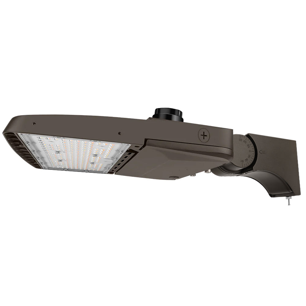 Vela LED Parking Lot Light - 277-480V - 150W/120W/100W/80W - 3CCT - 23,000 Lumens - Type III - 400W Equal