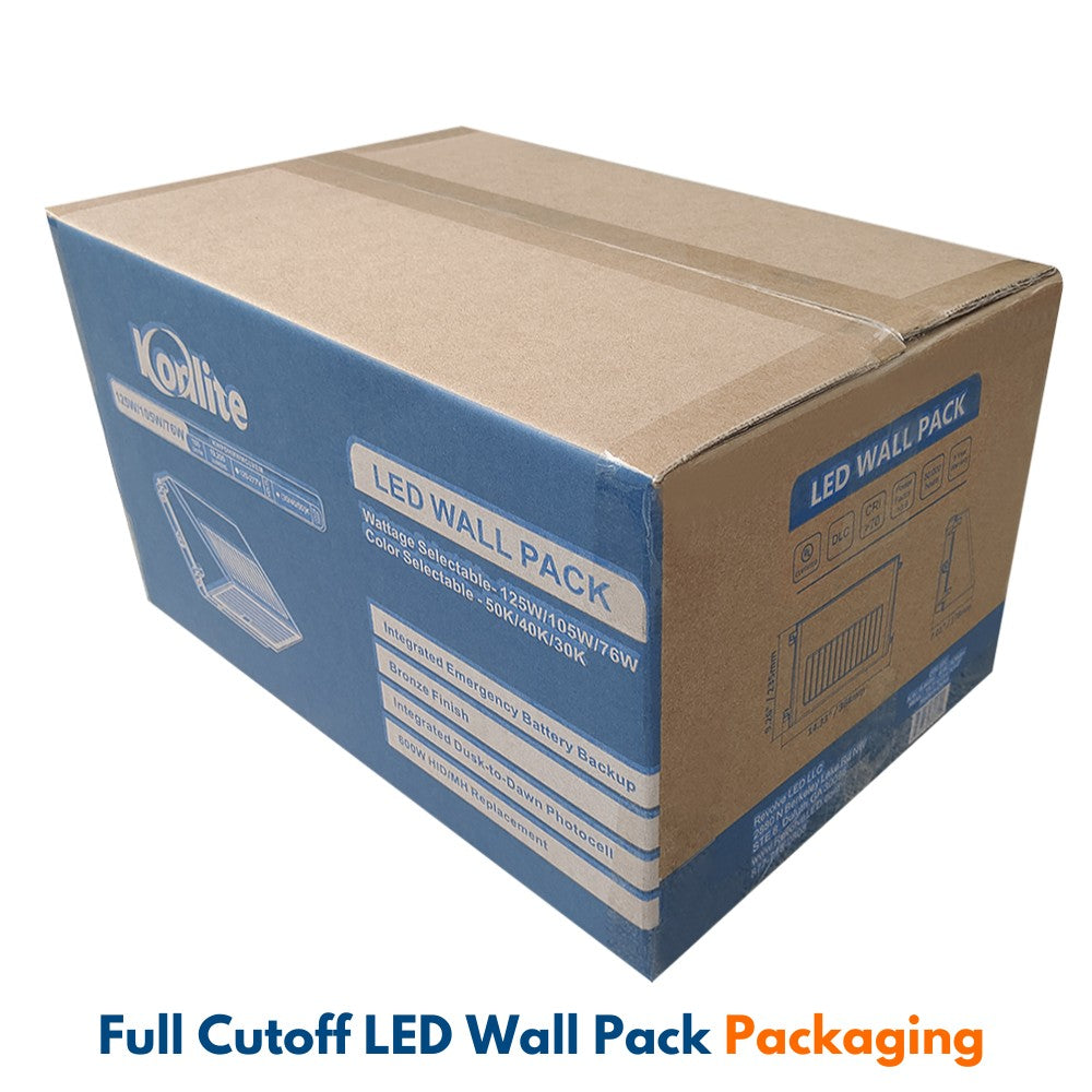 Konlite Full Cut off Wall Pack light
