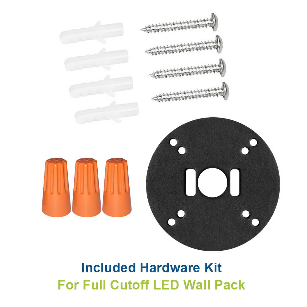 Accessories for Konlite Full Cut off Wall Pack light