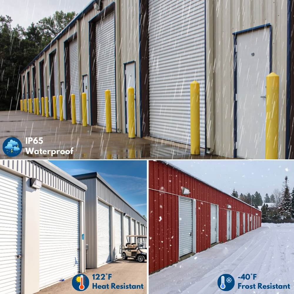 IP65 rated Konlite LED Wall Pack Light