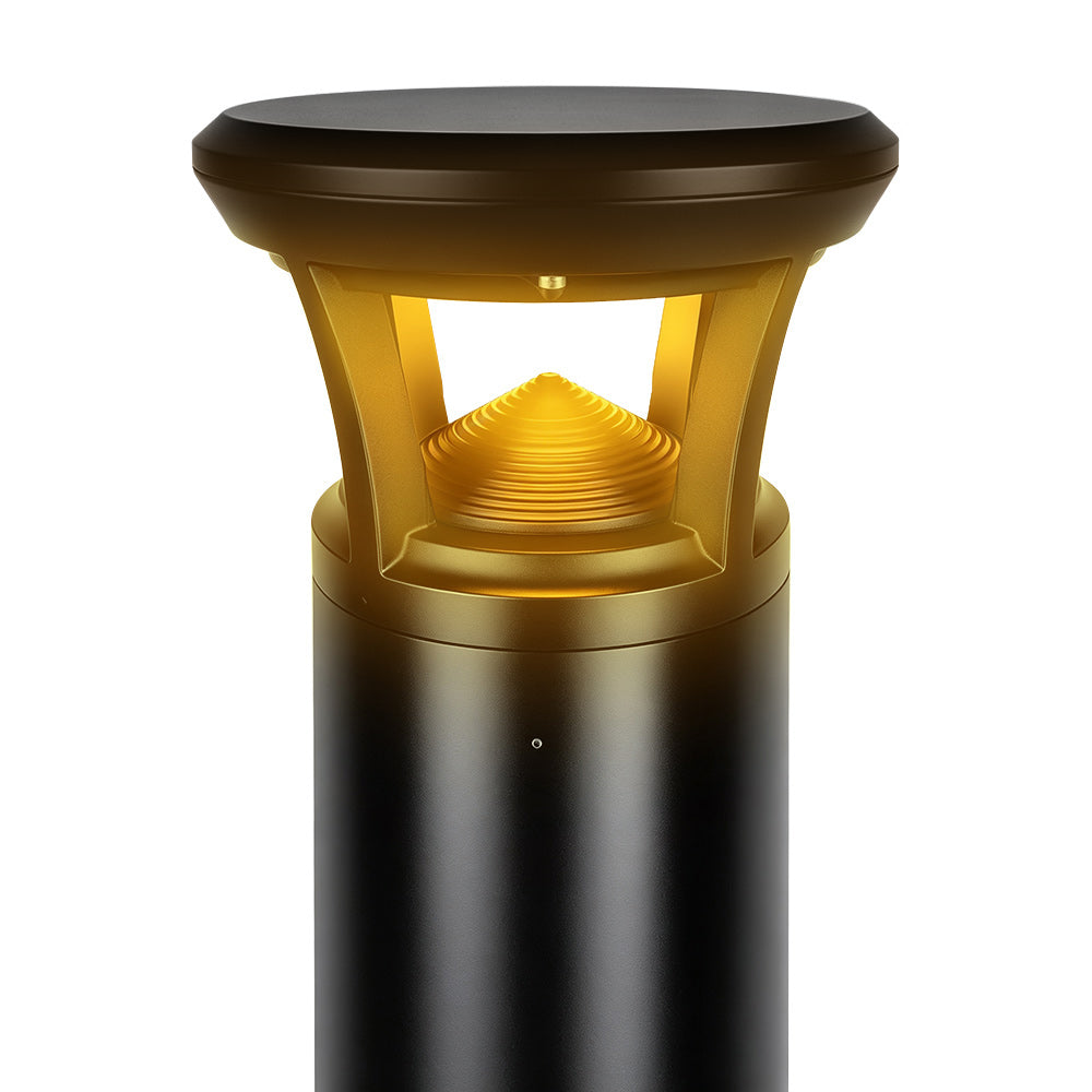 Flat Top option for Black Atria LED Turtle-Friendly Bollard Light