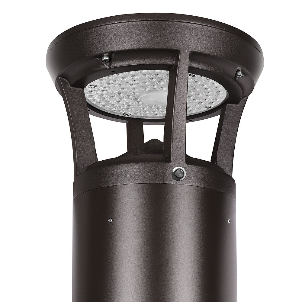 EBB test button for Konlite Atria Turtle Friendly LED Dark Bronze Bollard Light