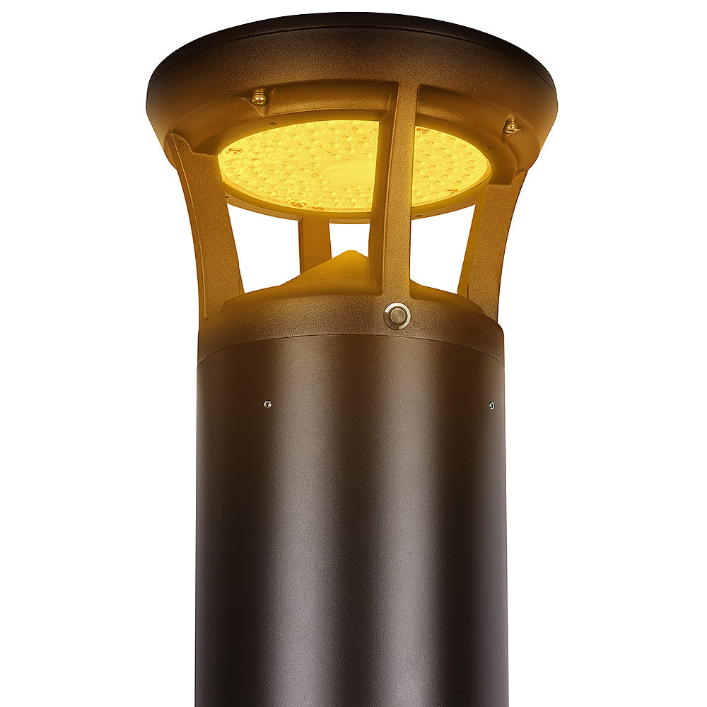 EBB test button for Konlite Atria Turtle Friendly LED Dark Bronze Bollard Light