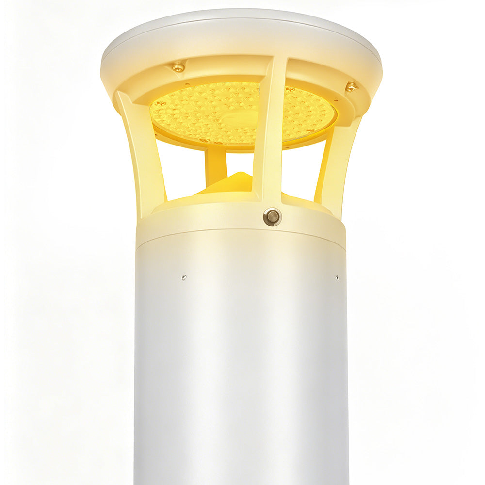 Konlite Atria Turtle Friendly LED white Bollard Light with emergency battery