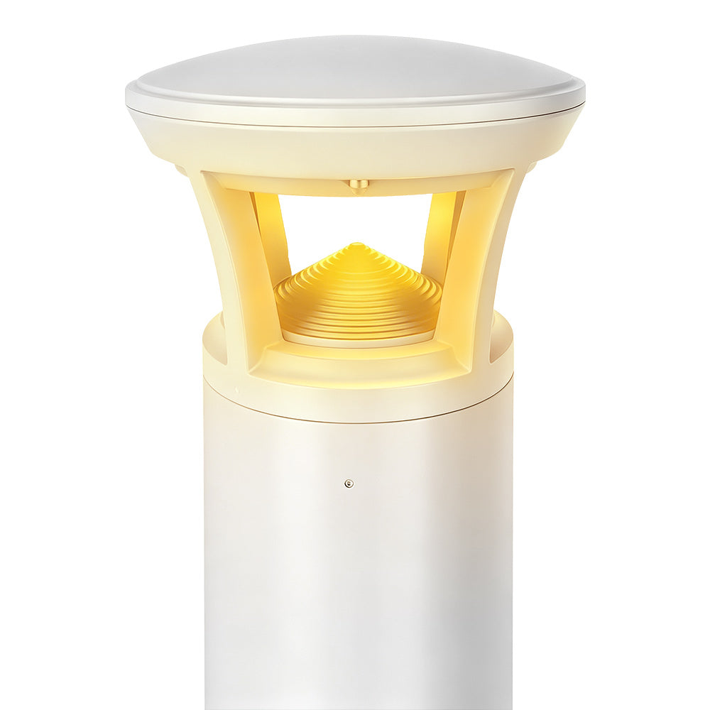 Dome Top option for White Atria LED Turtle-Friendly Bollard Light