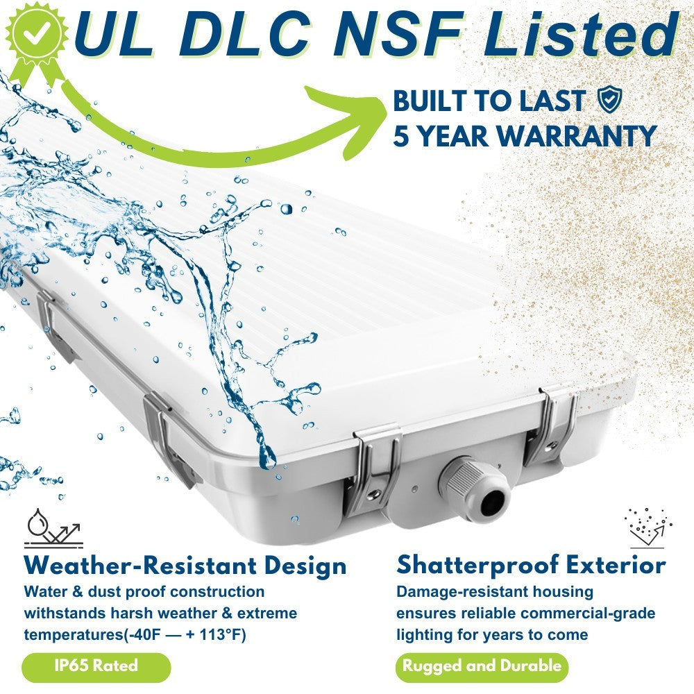 NSF Vapor Tight LED Light Fixture