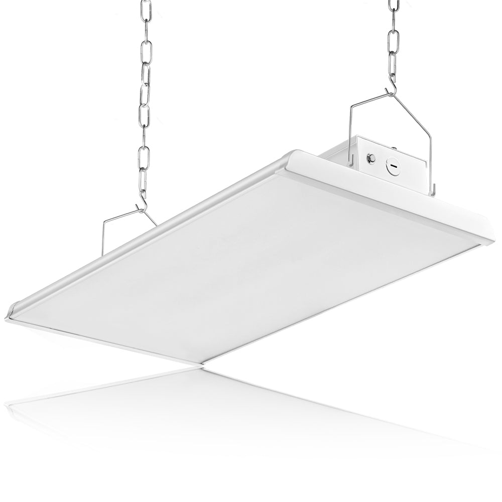 LED LOW BAY LIGHT with Pre-Installed Emergency Battery