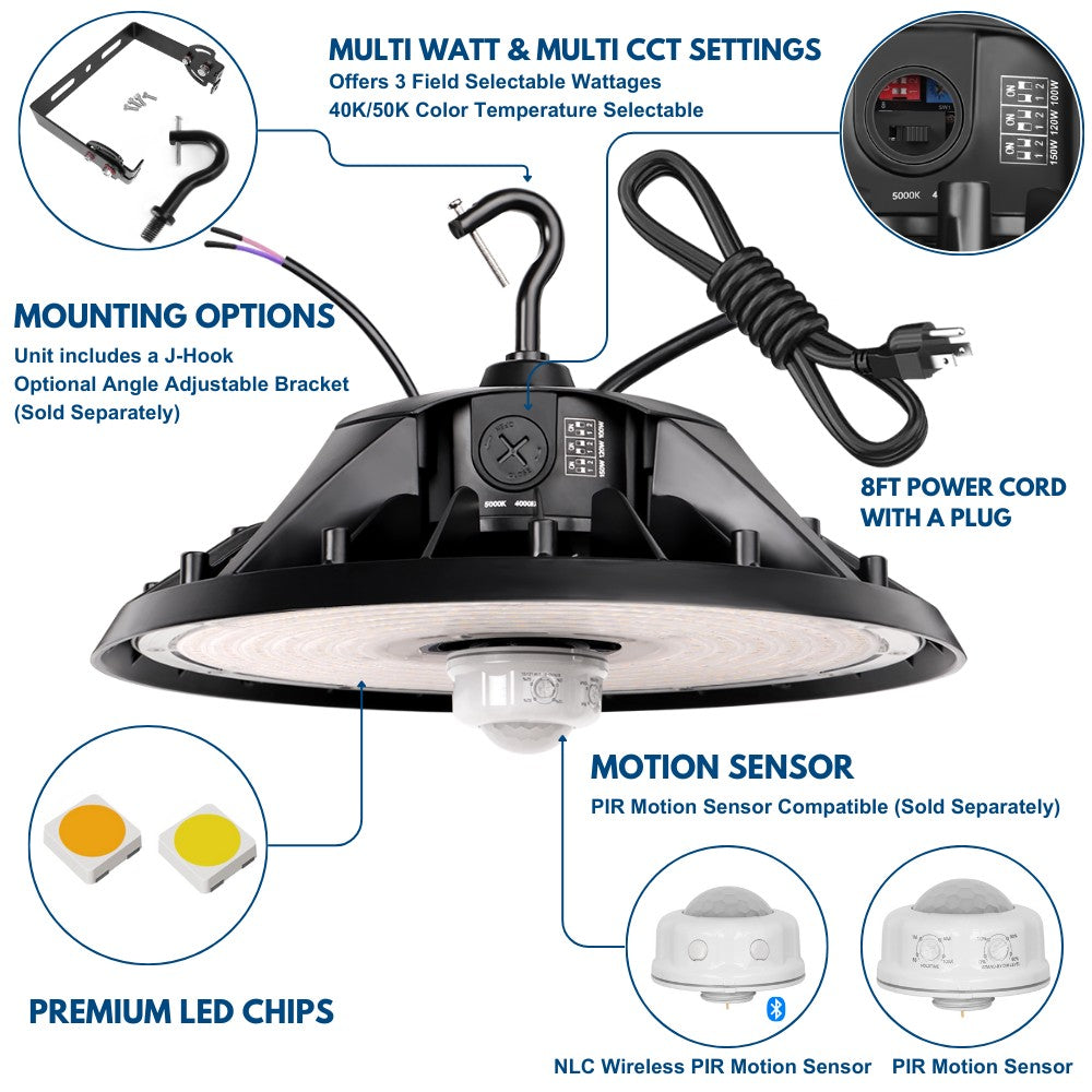 Konlite UFO Round LED High Bay light