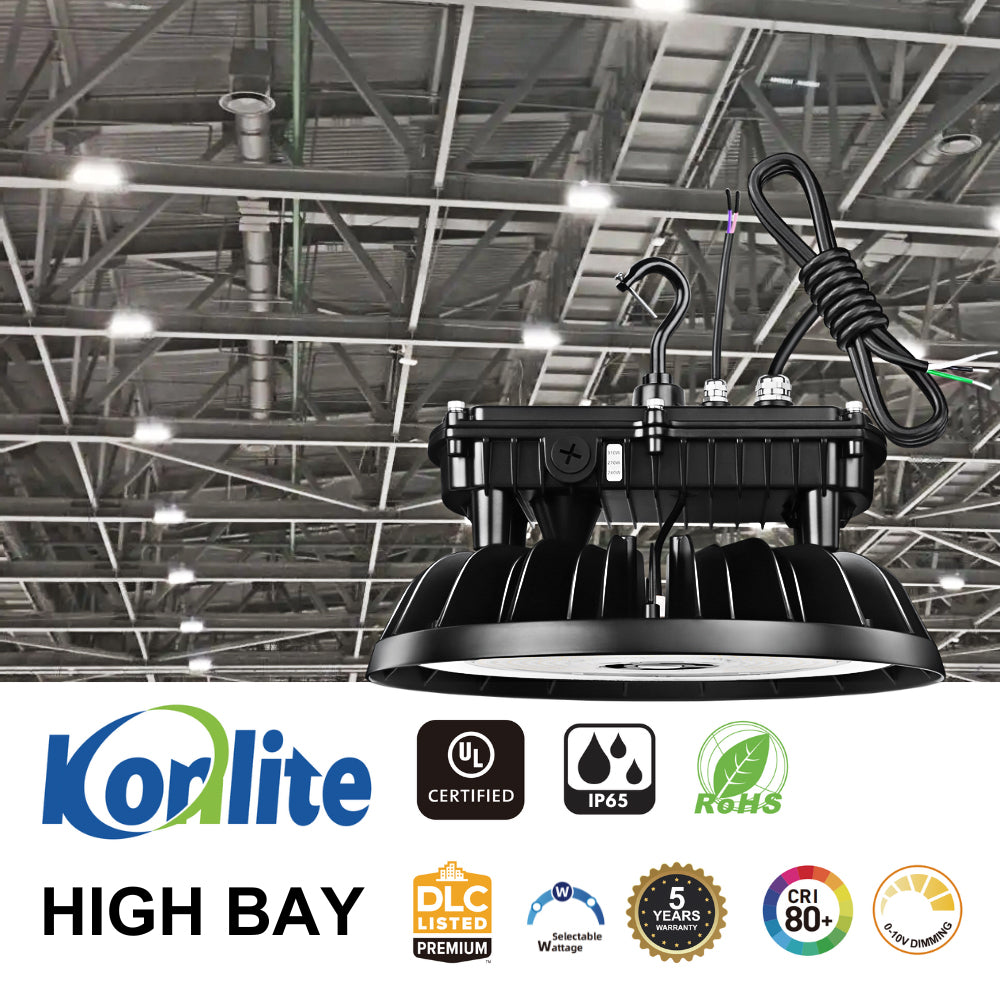 Konlite 310W MAX UFO Round High Bay Light