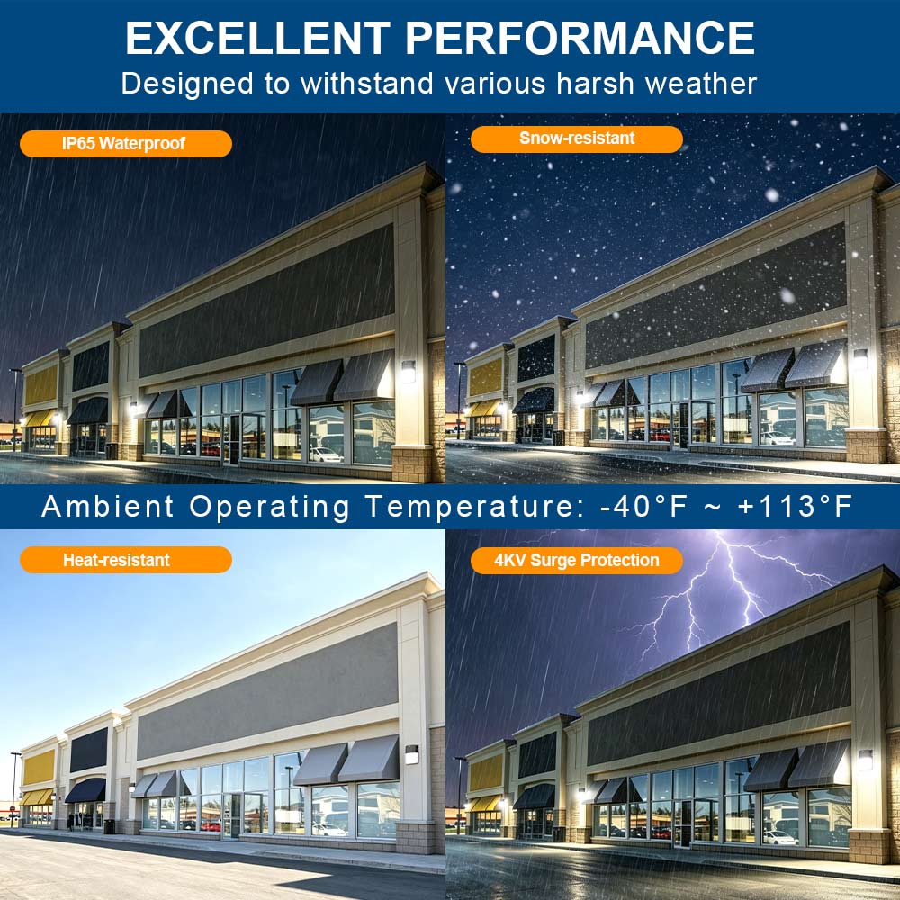Weather resistant features of Konlite WM7 Mini LED Wall Pack