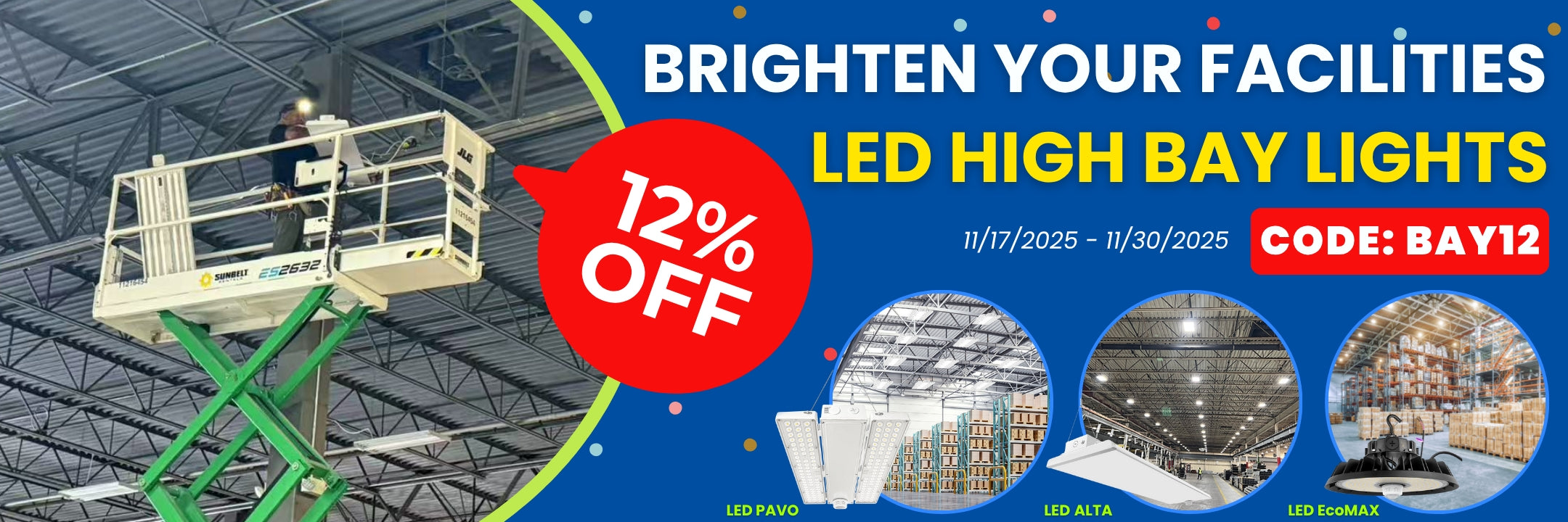 Brighten your facilities - LED High Bay Lights