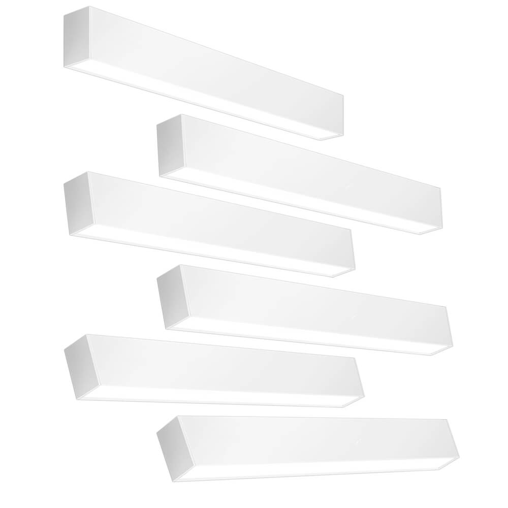 6 pack of 2FT Architectural Linear Light LED Linear Fixture