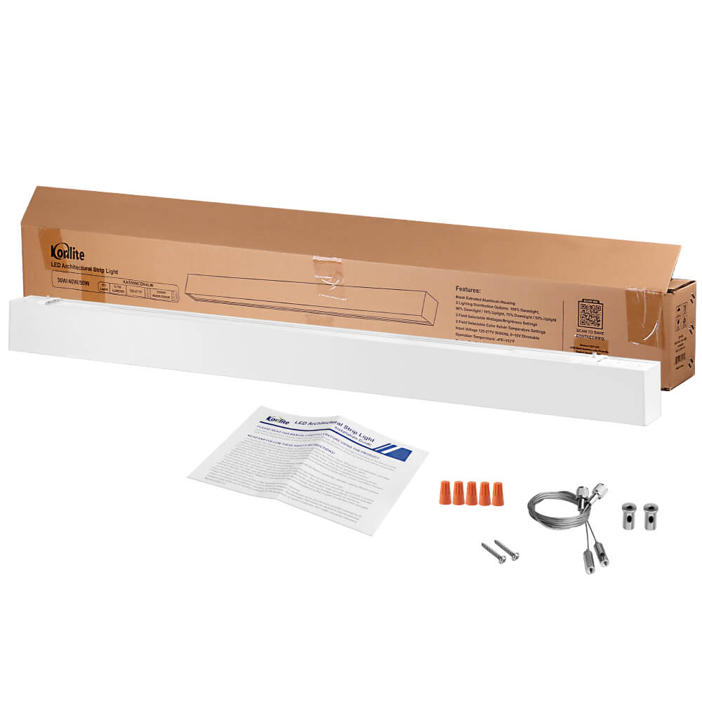 Package of 4 FT Architectural Linear Light LED Linear Fixture