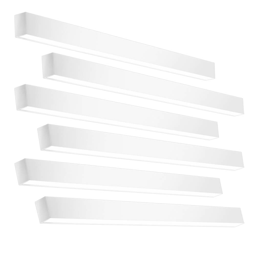 6 pack of 4 FT Architectural Linear Light LED Linear Fixture