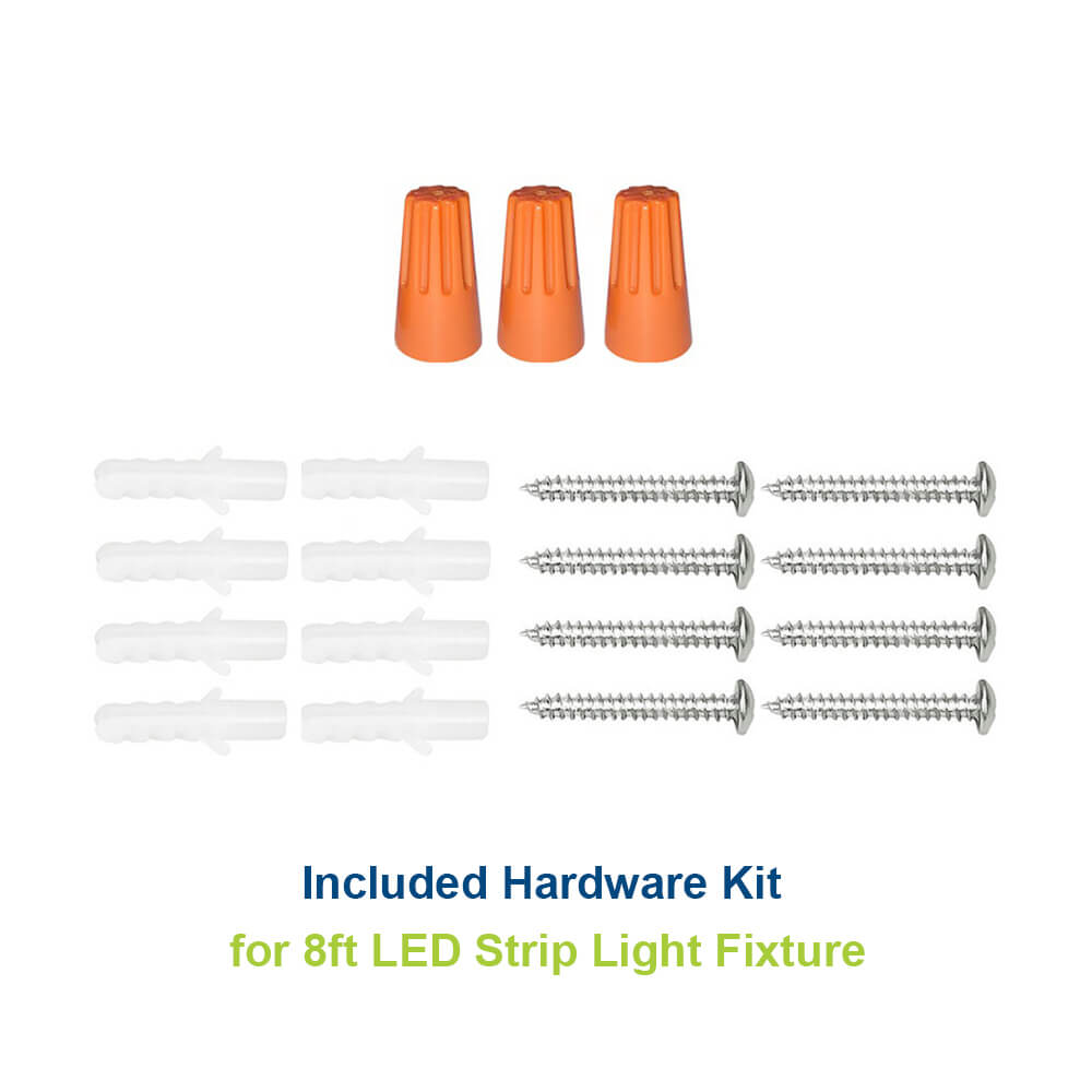 Installation accessories for 8ft LED Strip light