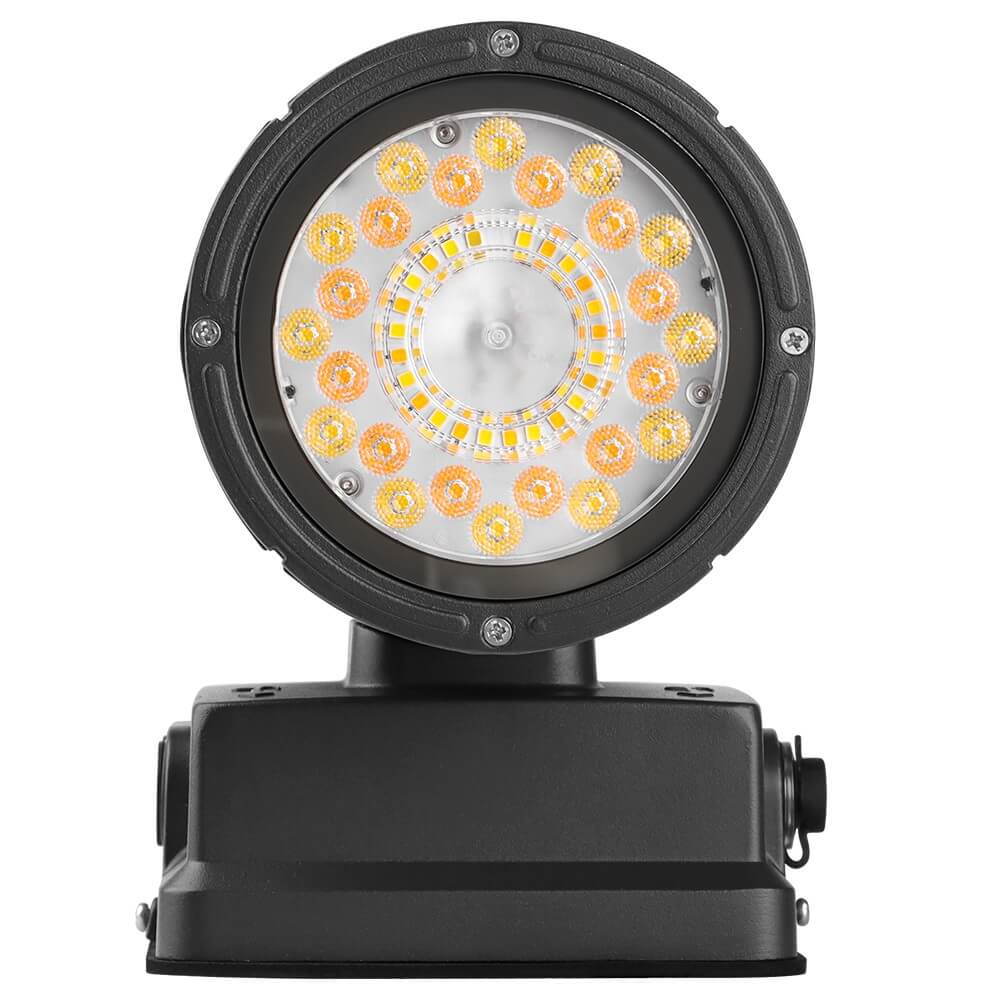 Button View of Konlite LED Cylinder Up and Down Wall Light fixture