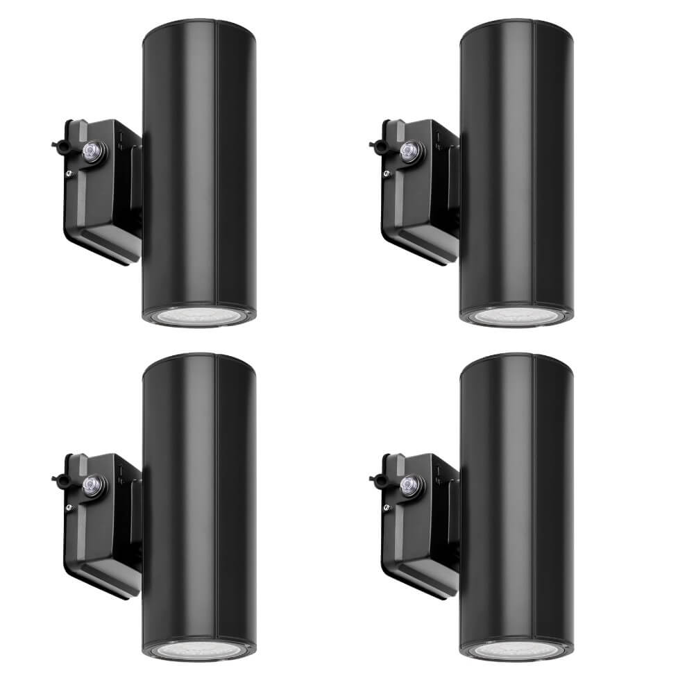 Black 20W LED Wall Sconce 4 Packs