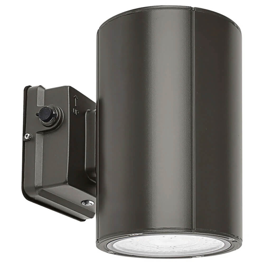 LED Cylinder Up and Down Wall Light fixture emergency battery installed lights