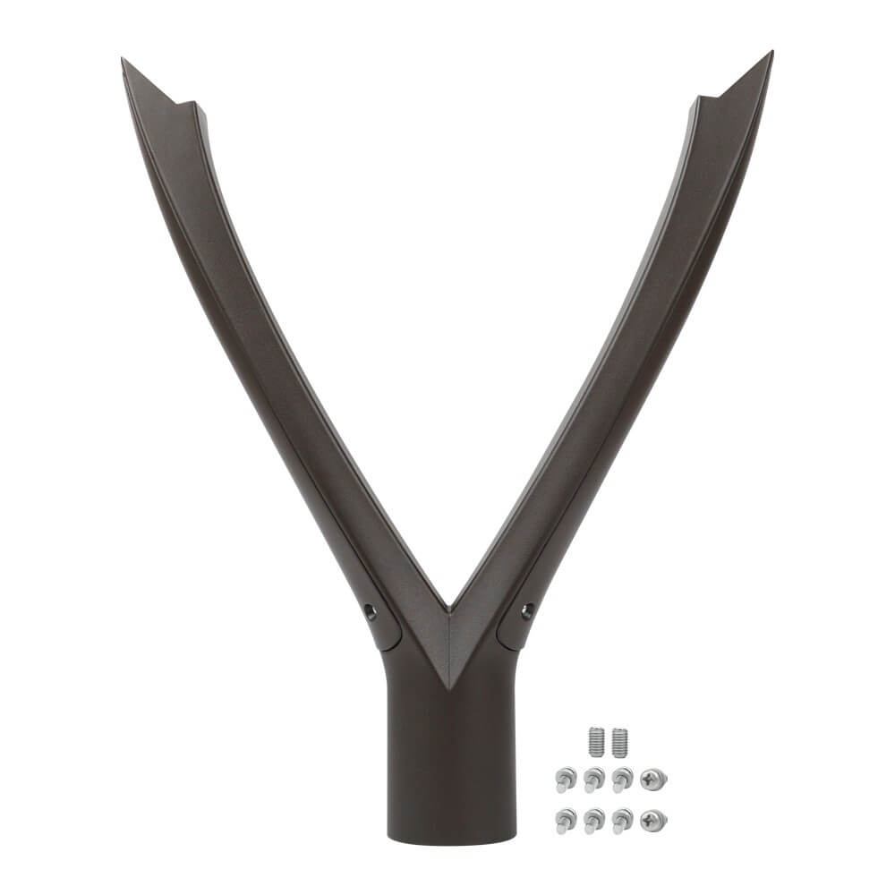 Double arm mount for Konlite LED Post Top Light